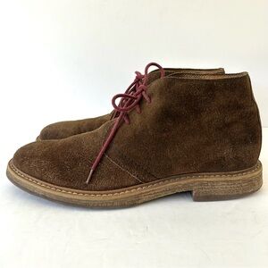 Nordstrom 1901 Suede Canyon Chukka Boot Desert Chocolate Brown  Academia Size 9